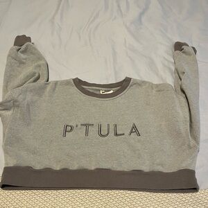 P'tula Two-Tone Gray Women's Sweater